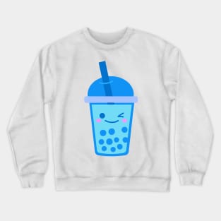 Happy boba Crewneck Sweatshirt